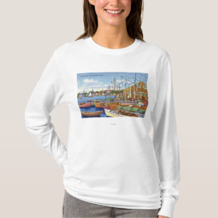 View of Boats in the Harbour T-Shirt