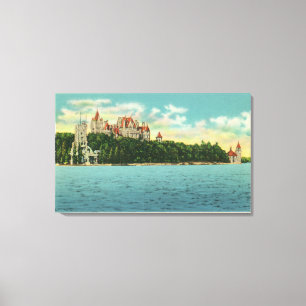 View of Boldt Castle Canvas Print