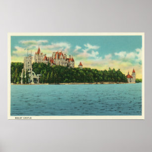 View of Boldt Castle Poster