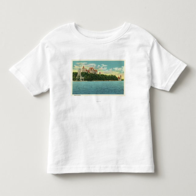 View of Boldt Castle Toddler T-Shirt (Front)