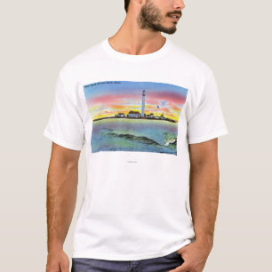 View of Boon Island and Lighthouse from York T-Shirt