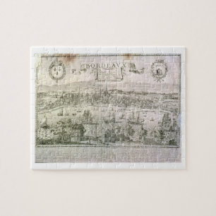 View of Bordeaux and the river Garonne, signed by Jigsaw Puzzle