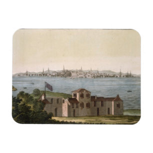 View of Boston, from 'Le Costume Ancien et Moderne Magnet
