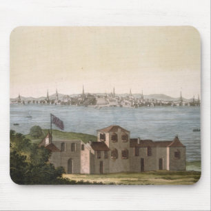 View of Boston, from 'Le Costume Ancien et Moderne Mouse Mat