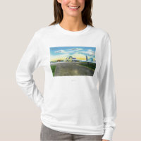 View of Brainard Field, Planes Landing &