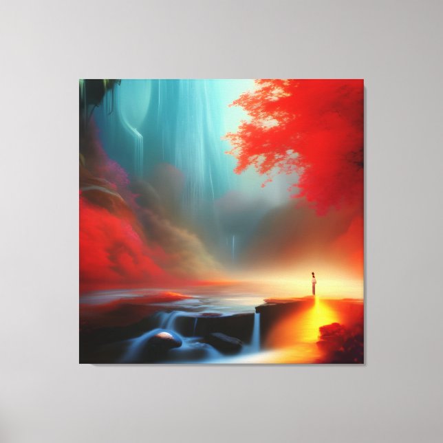 View of breathtaking beauty canvas print (Front)
