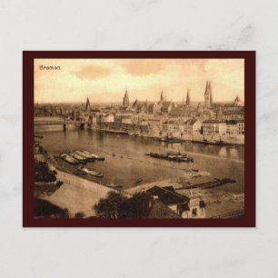 View of Bremen Germany 1920 Vintage Postcard