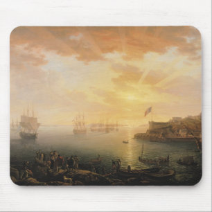 View of Brest Harbour, 1796 Mouse Mat