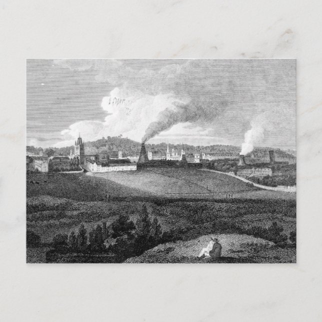 View of Bristol from Pile Hill, engraved by Postcard (Front)