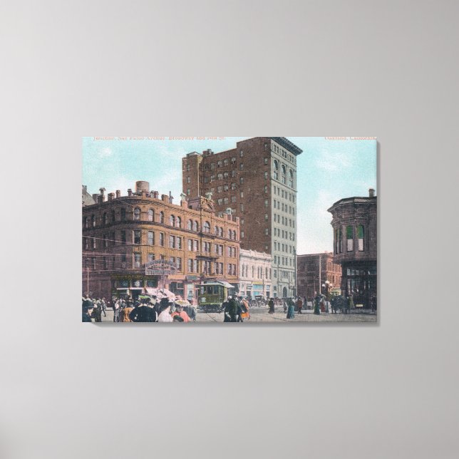 View of Broadway, 14th St, San Pablo Ave Junctio Canvas Print (Front)