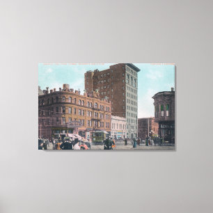 View of Broadway, 14th St, San Pablo Ave Junctio Canvas Print