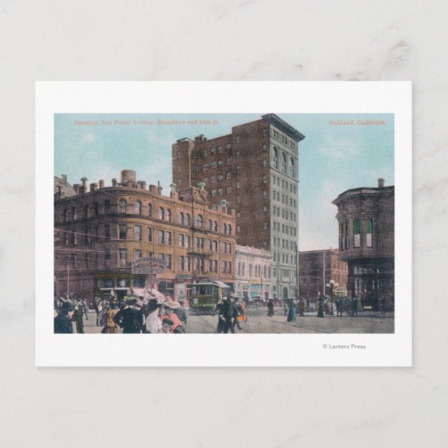 View of Broadway, 14th St, San Pablo Ave Junctio Postcard (Front)