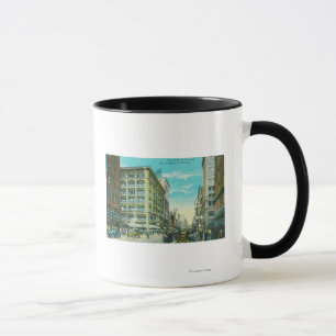 View of Broadway and Seventh Corner Mug