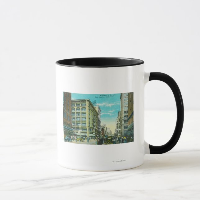 View of Broadway and Seventh Corner Mug (Right)