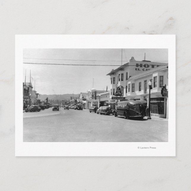 View of BroadwayKing City, CA Postcard (Front)