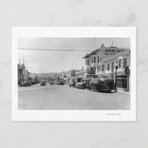 View of BroadwayKing City, CA Postcard