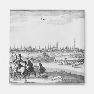 View of Bruges Magnet