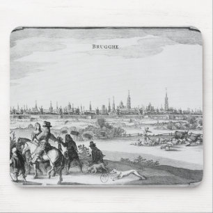 View of Bruges Mouse Mat