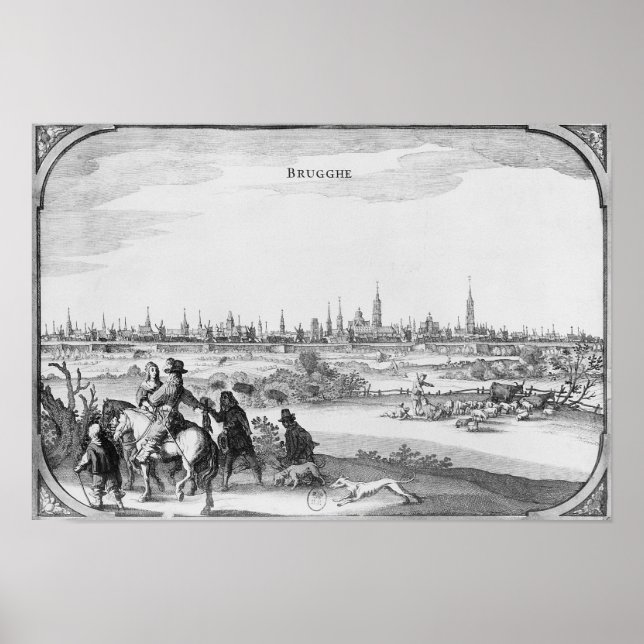 View of Bruges Poster (Front)