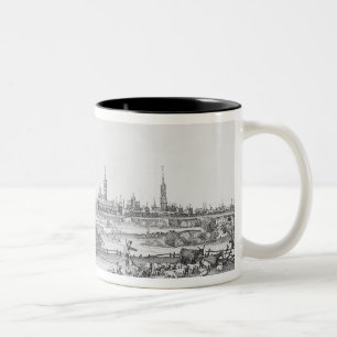 View of Bruges Two-Tone Coffee Mug