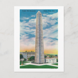 View of Bunker Hill Monument Postcard