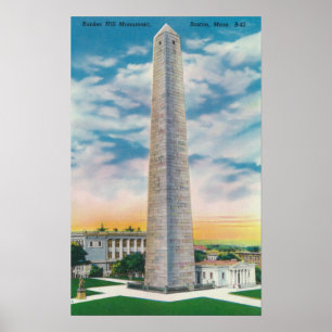 View of Bunker Hill Monument Poster