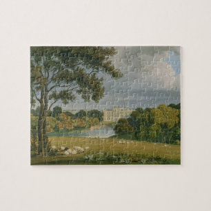 View of Burghley House, seat of the Marquis of Exe Jigsaw Puzzle
