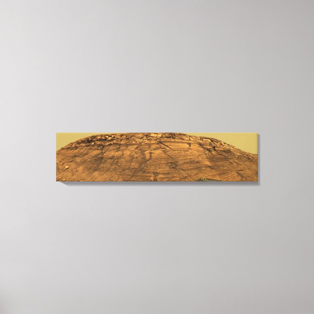 View of Burns Cliff on Mars Canvas Print (Front)