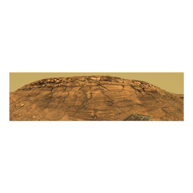 View of Burns Cliff on Mars Photo Print (Front)