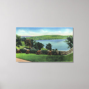 View of Cannons and the South Wall Canvas Print