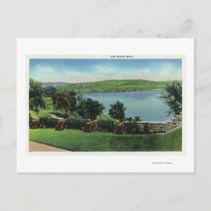 View of Cannons and the South Wall Postcard