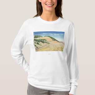 View of Cape Cod Sand Dunes T-Shirt
