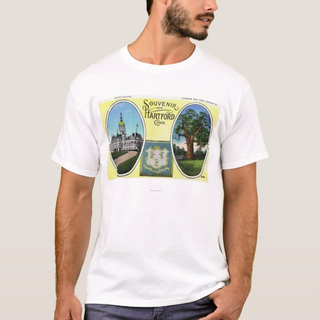 View of Capitol Bldg and Oak Tree T-Shirt (Front)
