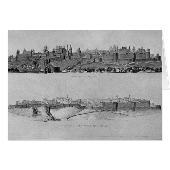 View of Carcassonne from the west side (Front Horizontal)