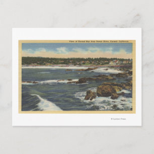 View of Carmel Bay from Scenic Drive Postcard