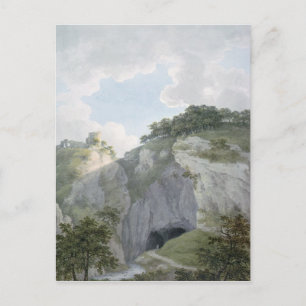 View of Castle and Cavern at Castelton Postcard