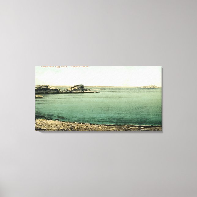 View of Castle and Egg Rock Canvas Print (Front)