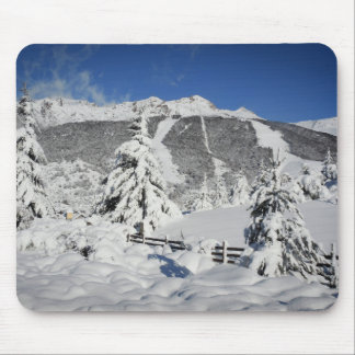 View Of Catedral Ski Resort In Bariloche Mouse Mat