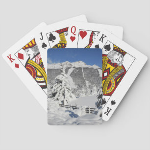 View Of Catedral Ski Resort In Bariloche Playing Cards