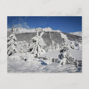 View Of Catedral Ski Resort In Bariloche Postcard