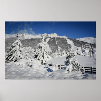View Of Catedral Ski Resort In Bariloche Poster