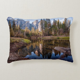 View of Cathedral Peaks Decorative Cushion