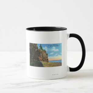 View of Cathedral Rock, Bar Harbour Mug