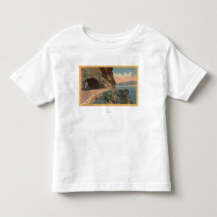 View of Cave Rock Tunnel from Hwy Toddler T-Shirt