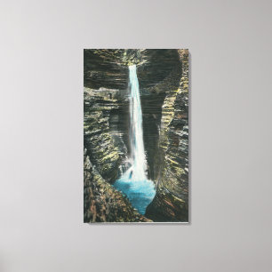View of Cavern Cascade Canvas Print