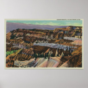View of Cedar Breaks Poster