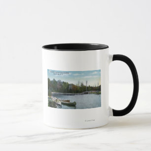 View of Central Park Boat & Canoe Landing Mug