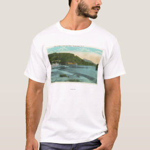 View of Chenango River and Dam T-Shirt