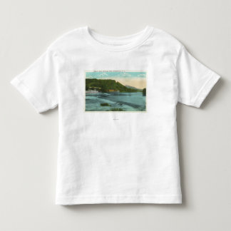 View of Chenango River and Dam Toddler T-Shirt