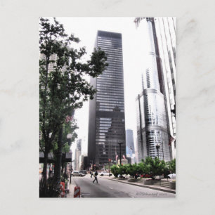 View of Chicago Postcard